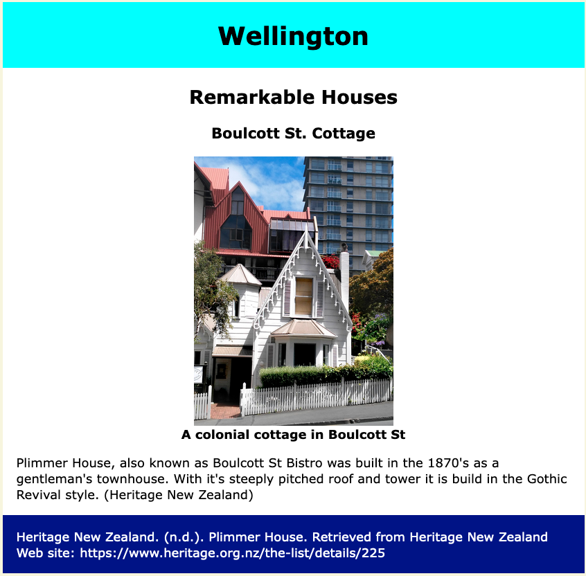 Bolcott St Cottage, one of Wellington's most charming buildings
